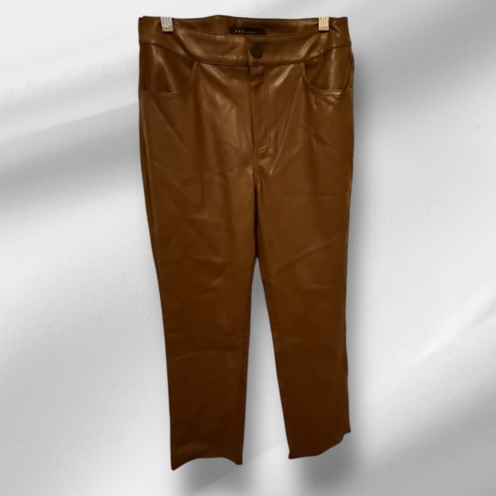 Sanctuary Brown Vegan Leather Pants